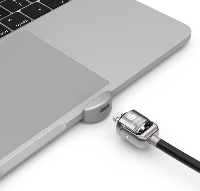 Maclocks Ledge Adapter, inkl. Kabelschloss mit Schlüssel für Macbook Pro 13.3", 2016-2020