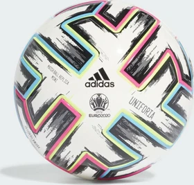 adidas Uniforia Mini Fußball white/black/signal green/bright cyan
