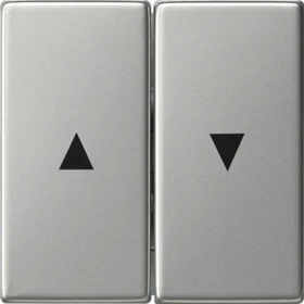 Gira Wippe 2fach mit Pfeilsymbol, edelstahl