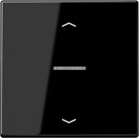 Jung Serie LS eNet Taster Standard 1fach Duroplast mit Pfeilsymbol, schwarz