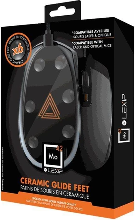 Lexip Mo42 Ceramic Glide Feet, Mausgleiter, schwarz