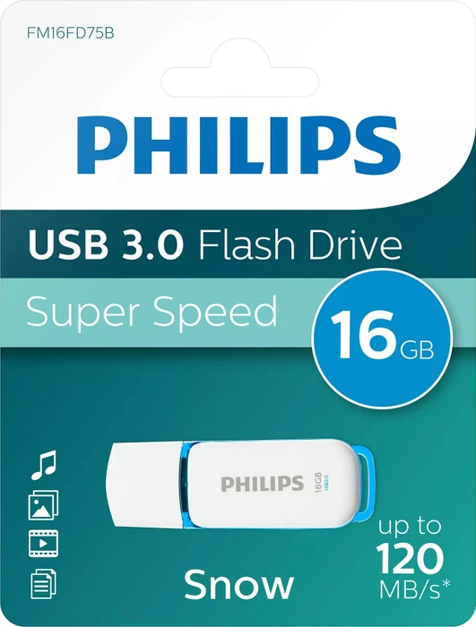 Philips Snow Edition 3.0 16GB, USB-A, USB 3.2 Gen 1×1