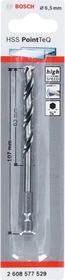 Bosch Professional HSS PointTeQ Spiralbohrer, 6.5x63x107mm, 1 Stück