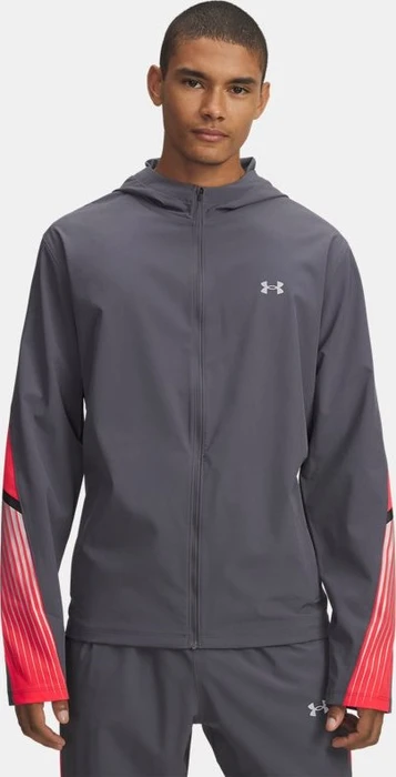 Under Armour Velociti Storm Trainingsjacke castlerock/racer red/reflective (Herren)