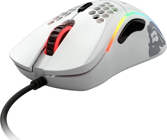 Glorious Model D weiß glänzend, USB