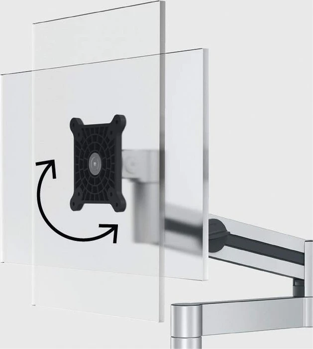 Durable Monitor Halterung silber