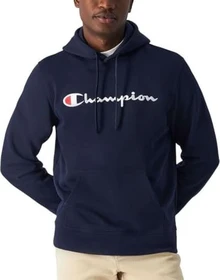 Champion Fleece mit großem Logo Hoodie dark blue (Herren)
