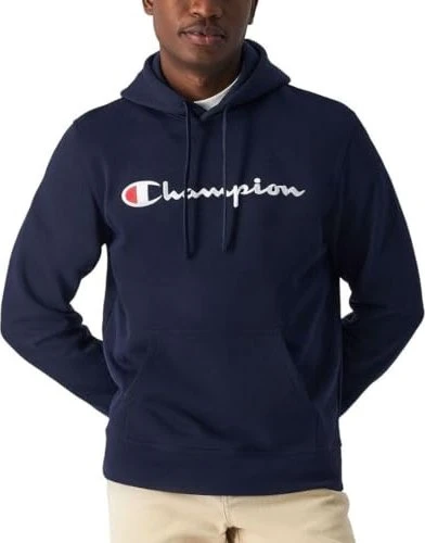 Champion Fleece mit großem Logo Hoodie dark blue (Herren)