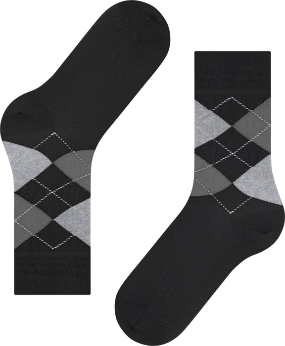 Falke Sensitive Argyle Socken schwarz (Damen)