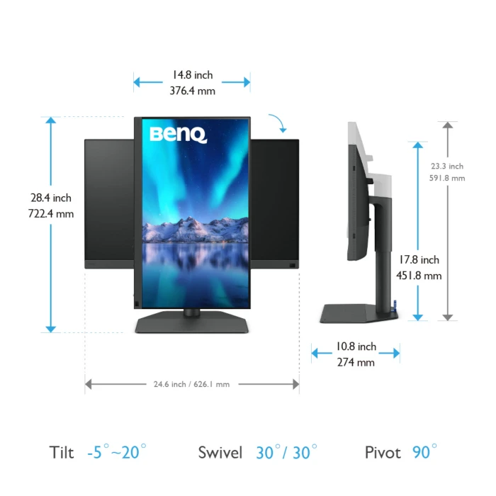 BenQ PhotoVue SW272U, 27"