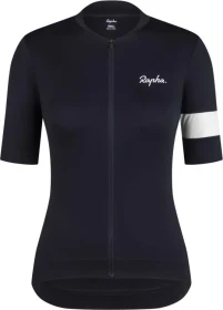 Rapha Core Trikot kurzarm schwarz/weiß (Damen)