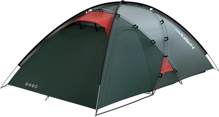 Husky Felen 2-3 Kuppelzelt grün