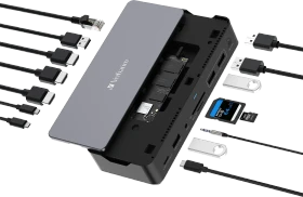 Verbatim USB-C Pro Docking Station CDS-15SSD, USB-C 3.1 [Buchse] (32174)