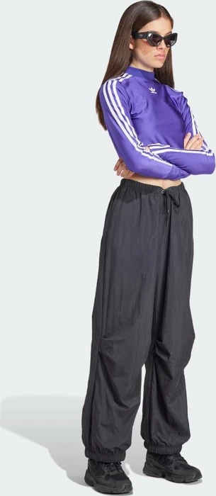 adidas 3-Streifen Cropped Shirt langarm energy ink (Damen)