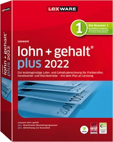 Lexware Lohn+Gehalt Plus 2022 Jahresversion (deutsch) (PC) (08857-0057)