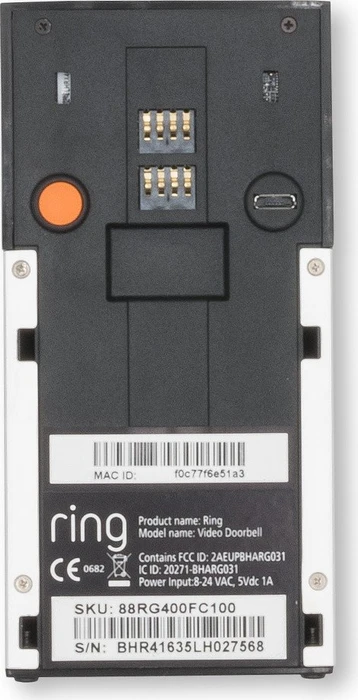Ring Video Doorbell Satin Nickel, Video-Türklingel