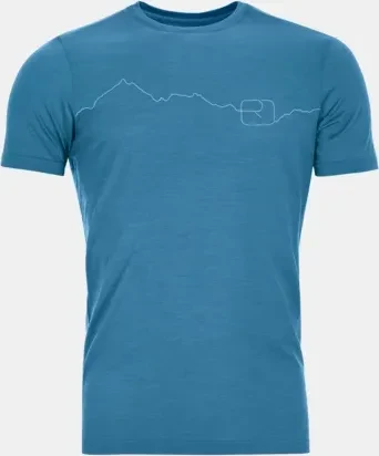 Ortovox 150 Cool Mountain Funktionsshirt kurzarm mountain blue (Herren)