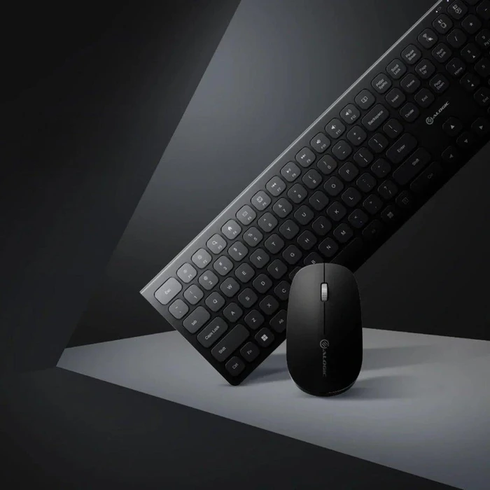 Alogic Echelon USB-C Rechargeable Wireless Mouse and Keyboard for Windows, schwarz, USB/Bluetooth, US