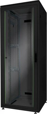 Digitus Professional Unique Serie Serverschrank 42HE, Sicherheitsglastür, IP2X, schwarz, 800mm tief
