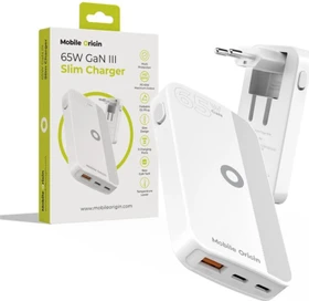 Mobile Origin GaN III Slim Charger 65W weiß