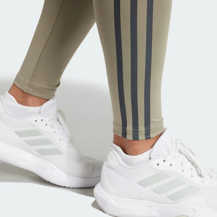 adidas Hyperglam Full-Length Hose lang silver pebble/grey six (Damen)