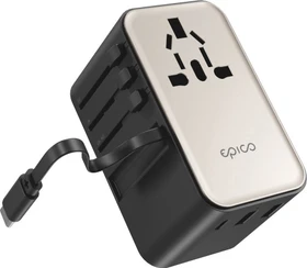 Epico UltraBoost Universal GaN 70W Travel Charger schwarz/grau