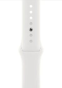 Apple Sportarmband Regular für Apple Watch 45mm weiß