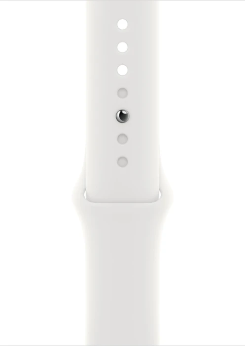 Apple Sportarmband Regular für Apple Watch 45mm weiß
