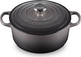 Le Creuset Signature Gusseisen Bräter rund 24cm 4.2l flint