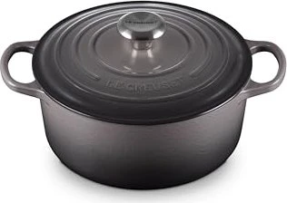 Le Creuset Signature Gusseisen Bräter rund 24cm 4.2l flint