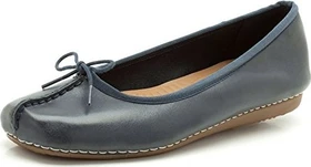 Clarks Freckle Ice navy leather (Damen)