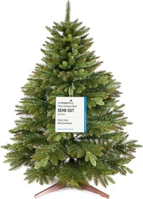 Pure Living Künstlicher Weihnachtsbaum Tanne, 90cm