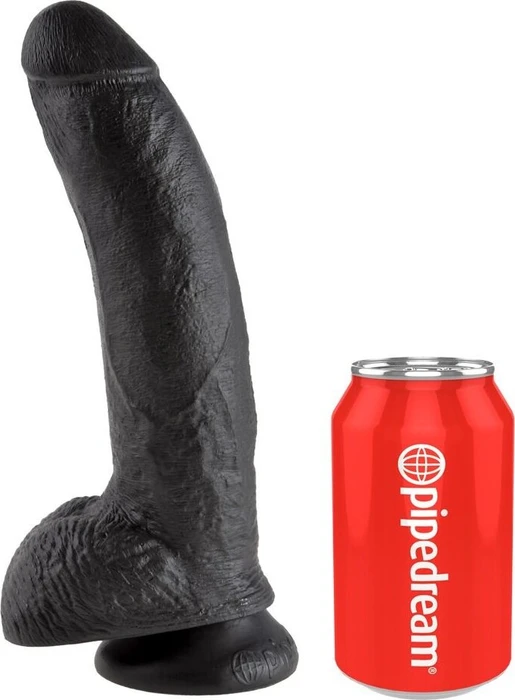 Pipedream King Cock 9" Cock with Balls black