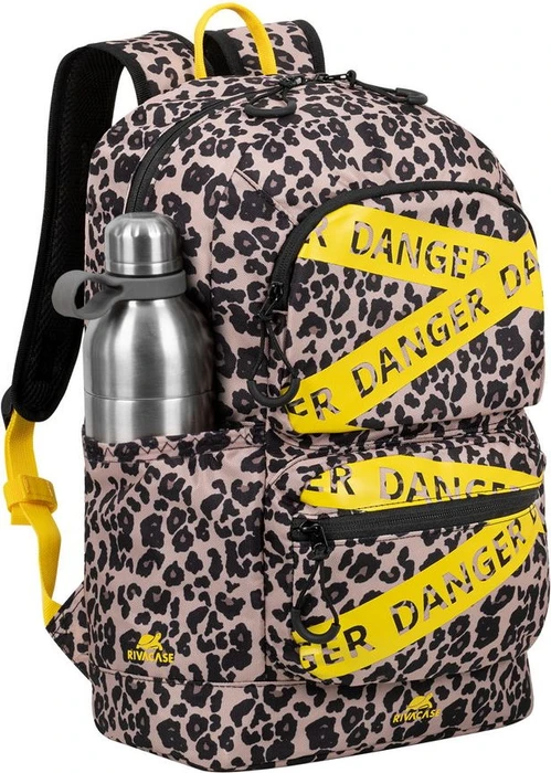 RivaCase Erebus 5421 Stadtrucksack Laptop Rucksack 13.3", leopard