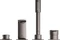 Grohe Allure 4-Loch-Einhand-Wannenkombination hard graphite Vorschaubild