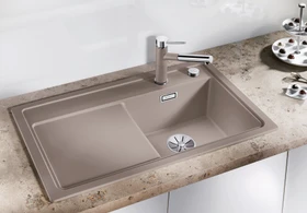 Blanco Zenar 45 S InFino Becken links mit Ablauffernbedienung cafe