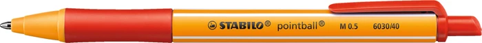 STABILO pointball Kugelschreiber orange/rot