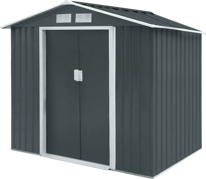 Hattoro S100 Metall Gerätehaus 213x127cm grau
