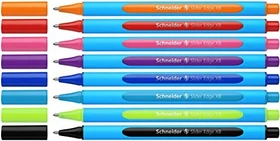 Schneider Slider Edge XB Kugelschreiber sortiert, 8er-Set, Klappetui