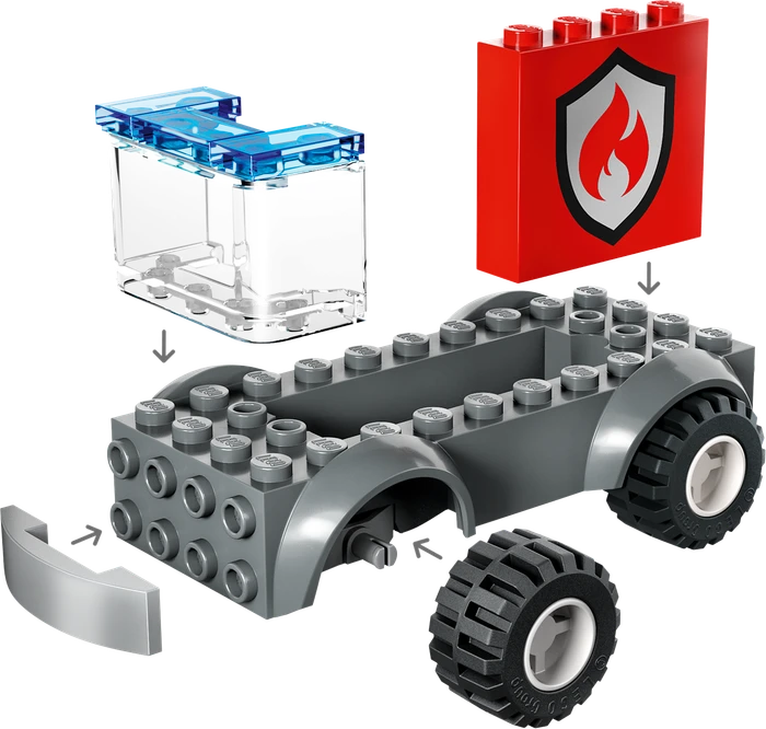 LEGO City - Feuerwehrstation und Löschauto