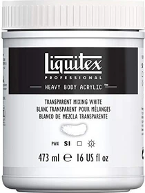 Liquitex Professional Heavy Body Acrylic transparent mixing white, 473ml