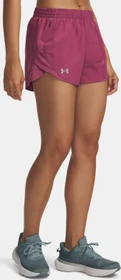 Under Armour Fly By 8cm Hose kurz fuchsia dusk/reflective (Damen)