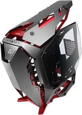 Antec Torque, anthrazit/rot, Glasfenster