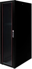 Roline / Secomp Basic 19" Netzwerkschrank 42HE, montiert, Glastür, IP20, schwarz, 1000mm tief