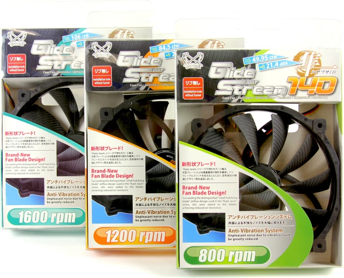 Scythe Glide Stream 140 800rpm, 140mm