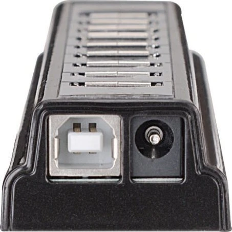 Manhattan USB-Hub, 10x USB-A 2.0, USB-B 2.0 [Buchse]
