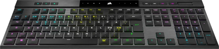 Corsair Gaming K100 AIR Wireless, MX RGB ULP Tactile, USB/Bluetooth, ND