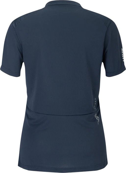 Scott Vertic Zip Trikot kurzarm dark blue (Damen)