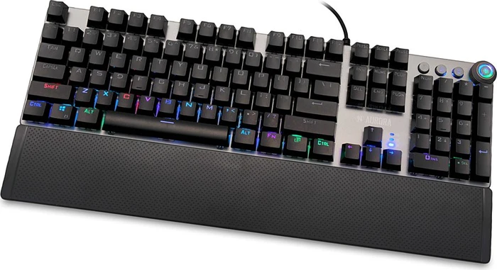iBox Aurora K-4 Gaming, LEDs RGB, RED Switches, USB, US