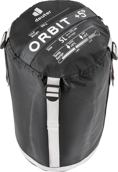 Deuter Orbit +5° SL Mumienschlafsack granite/steel